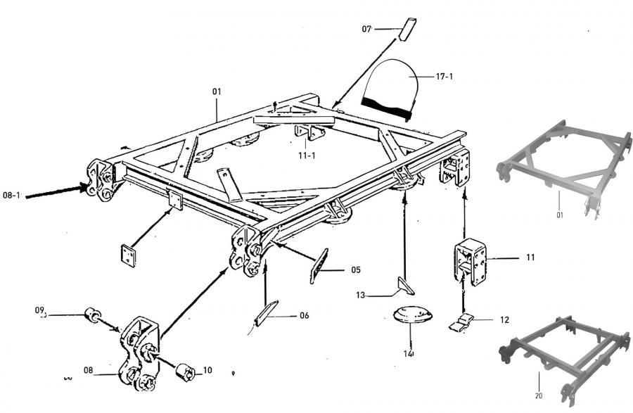 dAnschweißteile Explosion