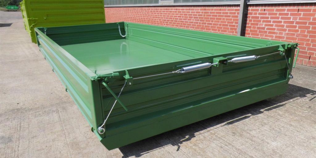 HW 80 V1, 600 mm, mit Bordwandfeder über Umlenrolle, Farbgebung RAL